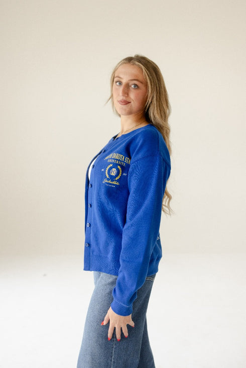 SD State Collegiate Fleece Cardigan