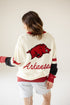 Arkansas Cassidy Button Up Sweater