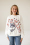 UCONN Bryant Bend Lantern Sleeve Crew