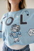 North Carolina Patched Up Cropped Longsleeve