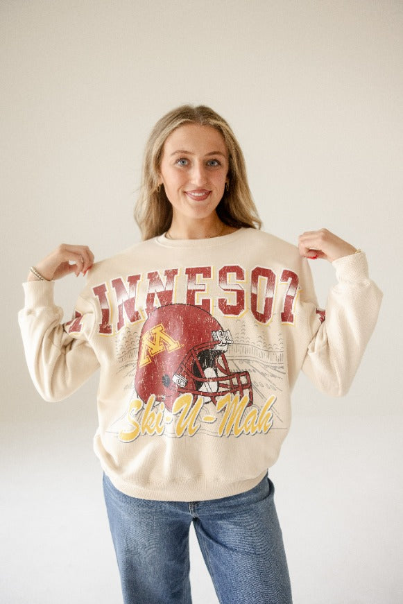 Minnesota Homefield Lantern Sleeve Crew