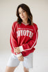USD Sunday Slate Striped Collar Fleece Crew