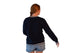 Notre Dame Wicks Woven Striped Detail Sweater