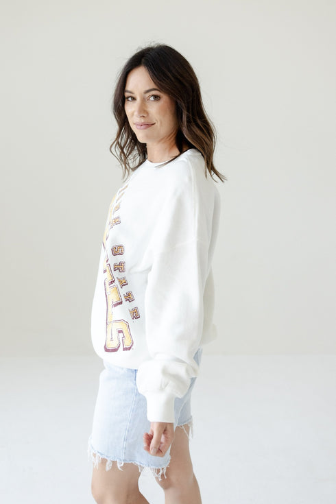 Arizona State Bryant Bend Lantern Sleeve Crew