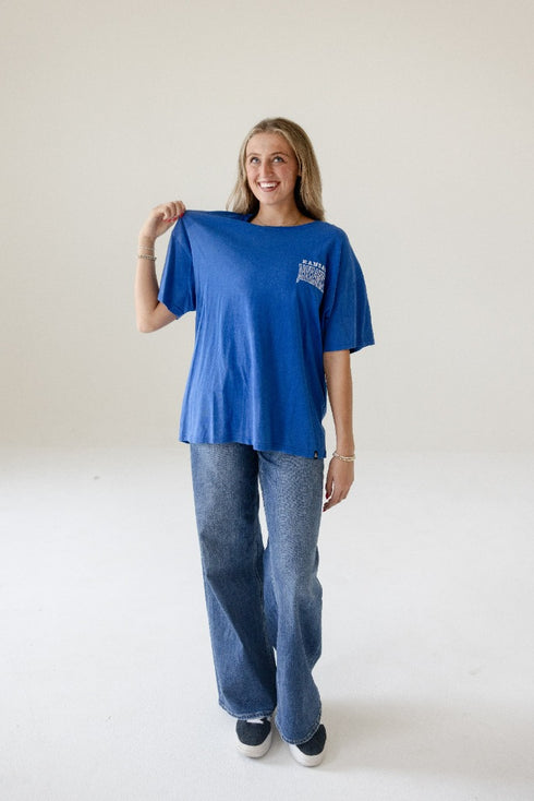 Kansas Billboard Embroidery OS Band Tee