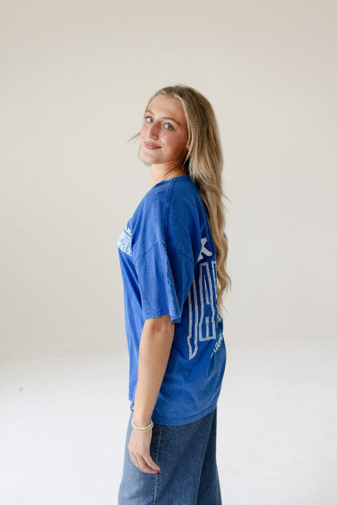 Kansas Billboard Embroidery OS Band Tee
