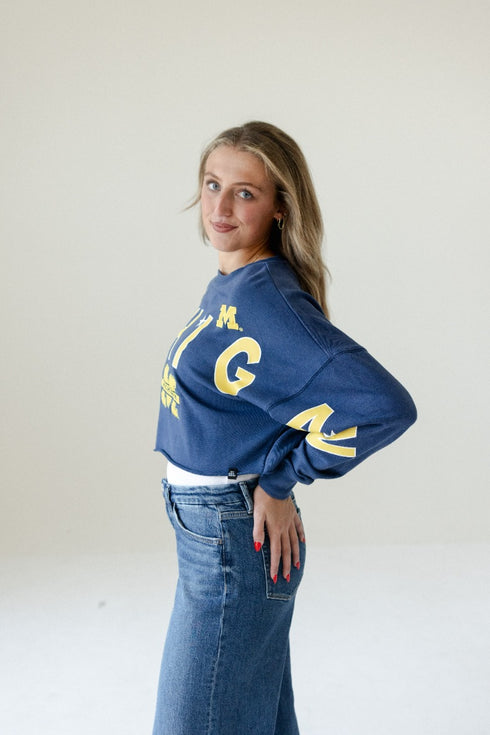 Michigan Patched Up Cropped Longsleeve