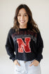 Nebraska Starlite Sequin Cropped Longsleeve