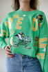 Notre Dame Patched Up Cropped Longsleeve