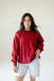 Oklahoma Ritter Repeat Lantern Sleeve Crew