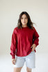 Oklahoma Ritter Repeat Lantern Sleeve Crew