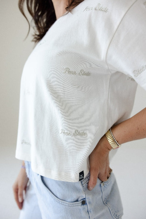 Penn State Ritter Repeat Heavyweight Crop Tee