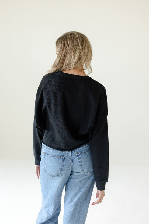 Pitt Starlite Sequin Cropped Longsleeve
