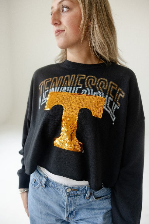 Tennessee Starlite Sequin Cropped Longsleeve