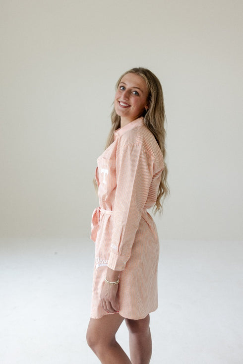 Tennessee Star Player Striped Shirt Dress