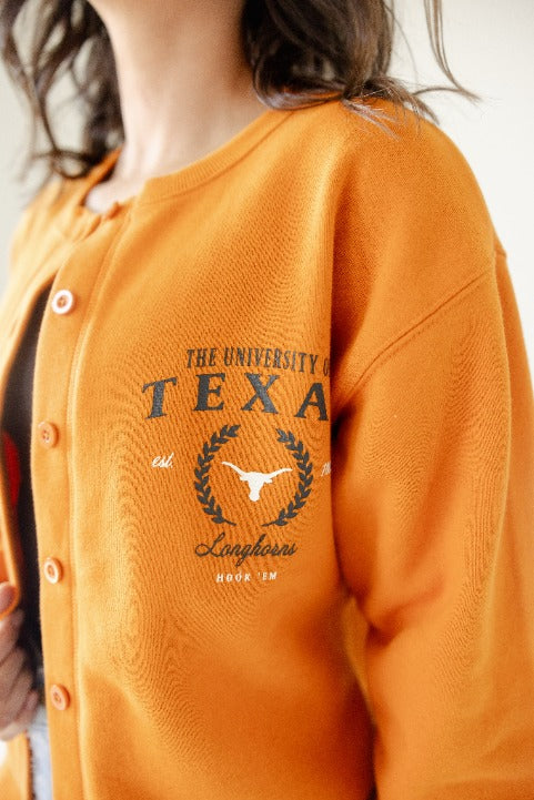 Texas Collegiate Fleece Cardigan