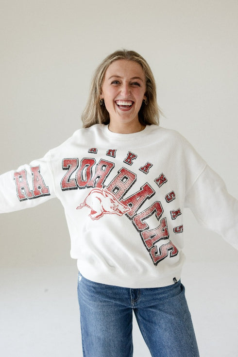 Arkansas Bryant Bend Lantern Sleeve Crew