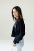 Georgia Starlite Sequin Cropped Longsleeve