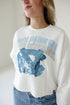 North Carolina Starlite Sequin Cropped Longsleeve