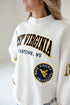 West Virginia All Over Scatter Oversized Funnel Neck