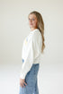 West Virginia Starlite Sequin Cropped Longsleeve