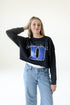 Duke Starlite Sequin Cropped Longsleeve
