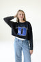Duke Starlite Sequin Cropped Longsleeve
