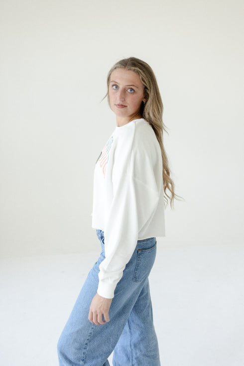 Illinois Starlite Sequin Cropped Longsleeve