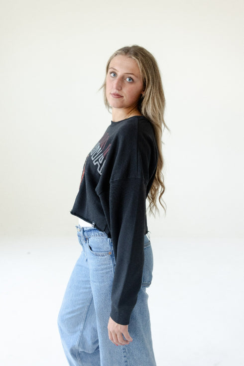 Indiana Starlite Sequin Cropped Longsleeve