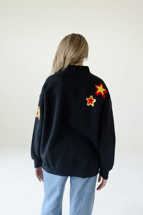 Maryland All Over Scatter Oversized Funnel Neck