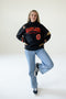 Maryland All Over Scatter Oversized Funnel Neck