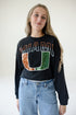 Miami Starlite Sequin Cropped Longsleeve