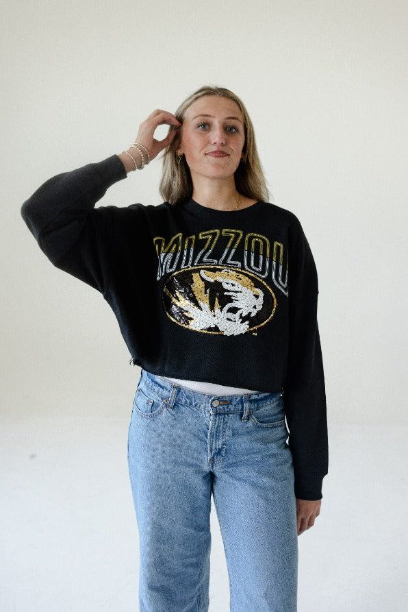 Missouri Starlite Sequin Cropped Longsleeve