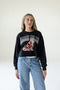 Texas A&M Starlite Sequin Cropped Longsleeve