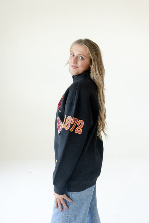 Virginia Tech All Over Scatter Oversized Funnel Neck