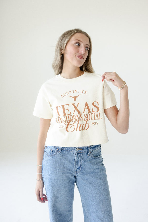 Texas Social Club Heavyweight Crop Tee