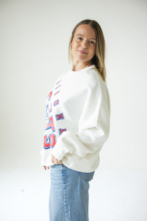 Arizona Bryant Bend Lantern Sleeve Crew