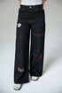 Alabama Alpha Bling Denim Wide Leg Jeans