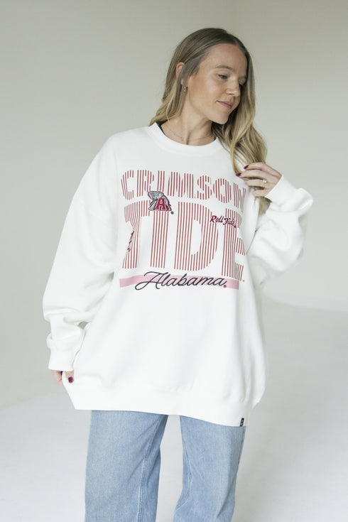 Alabama Vinton Vertical OS Fleece Crew