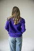 Clemson Wicks Woven Striped Detail Sweater