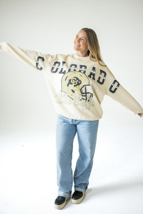 Colorado Homefield Lantern Sleeve Crew