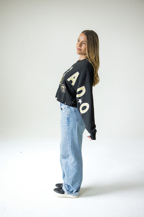 Colorado Patched Up Cropped Longsleeve
