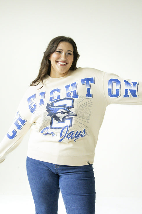 Creighton Homefield Lantern Sleeve Crew