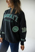 Hawaii All Over Scatter Oversized Funnel Neck