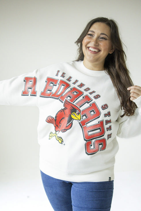 Illinois State Bryant Bend Lantern Sleeve Crew