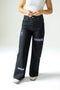 Indiana Alpha Bling Denim Wide Leg Jeans