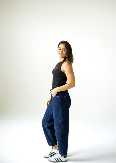 Indiana Kelly Curve Full Length Ribbed Basic Tank