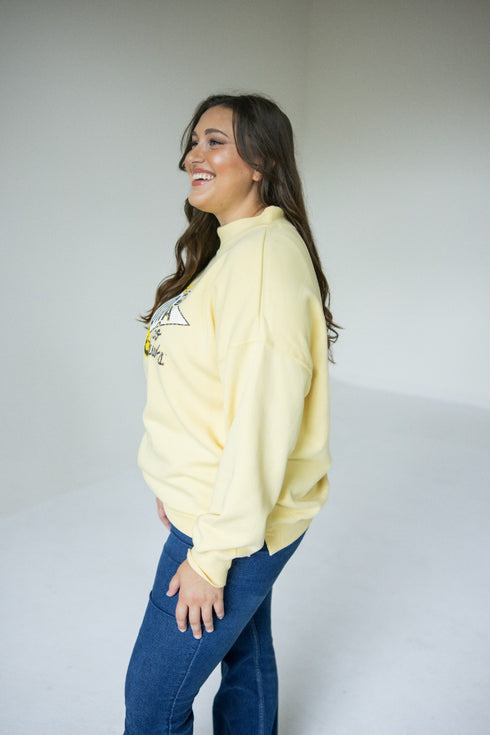 Iowa Campus Charm Oversized Funnel Neck
