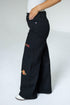 Iowa State Alpha Bling Denim Wide Leg Jeans