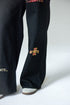 Iowa State Alpha Bling Denim Wide Leg Jeans